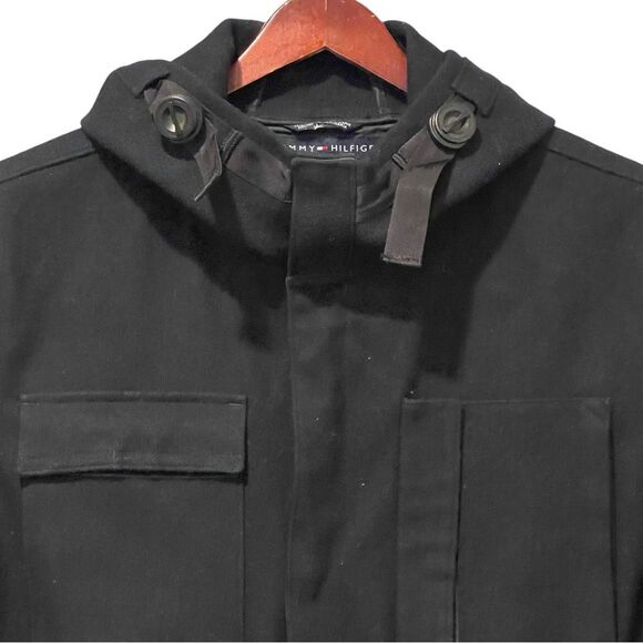 Tommy Hilfiger Wool Coat Men’s Sz L - Picture 3 of 5